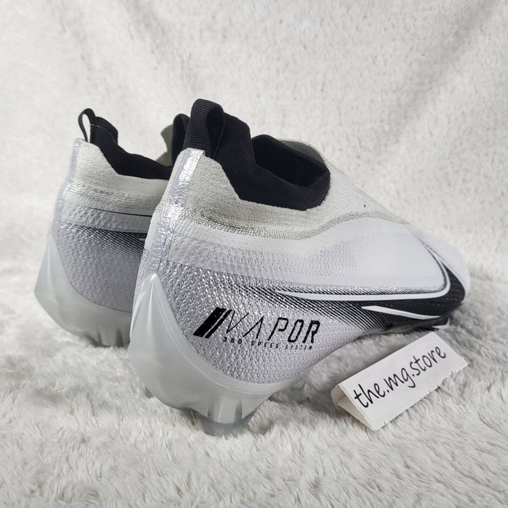 Nike Vapor Edge 360 Elite Black White Football Cleats Men's Size 16 CV6282-108 - Picture 3 of 5